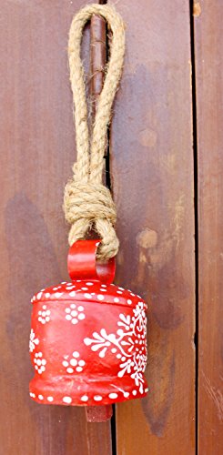 Handmade Tin Bells 3"H Set of 6 Pieces