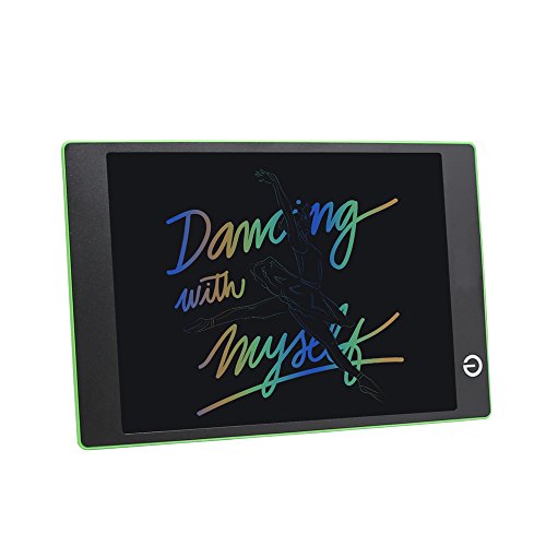 LCD Writing Drawing Tablet - 9.7 Inch Handwriting Drawing Sketching Graffiti Scribble Doodle Board eWriter,Great Gift for Kids (9.7 inch colorful)