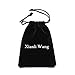 Xianli Wang Jewelry Wide Simple Cross Pendant Necklace for Men Women Boy Girl Stainless Steel Black