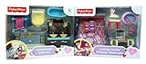 Fisher Price Loving Family Bathroom & Parents' Bedroom . Bundle of 2