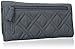 Vera Bradley Women's Microfiber Trifold Wallet, Charcoal, One Size