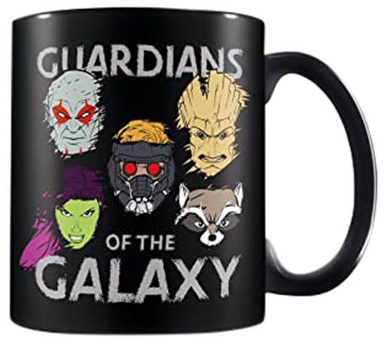 Pyramid International Marvel Comics Guardians of The Galaxy (Sketched Faces Design) 11oz Ceramic Mug - Official Merchandise