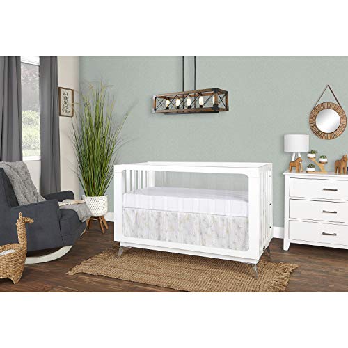 Evolur Acrylic Millennium 4in1 Convertible CribModern Full Size Crib