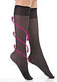 Comfort Choice Women's Plus Size 2-Pack Mild Compression Knee-Highs