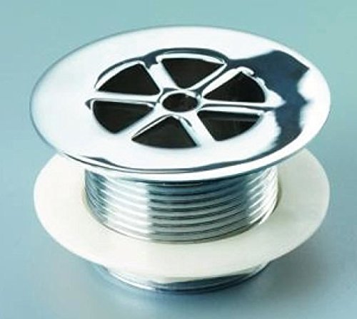 Macdee Chrome Unslotted Shower Waste - 86mm Flange