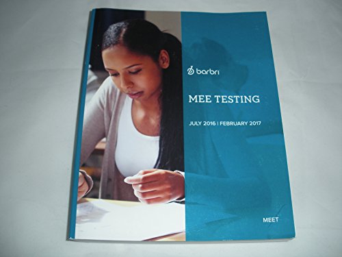 MEE Testing July 2016/February 2017 (MEET)