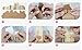 Leehome 100PCS Favor Boxes 2x2x2 Inches Love Rustic Wedding Party Candy Gift Boxes with Burlap Twine