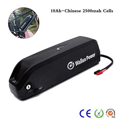 Wallenpower Electric Bicycle Battery 36v 10ah Lithium ion Battery Electric Bikes for Adults 500W Bik