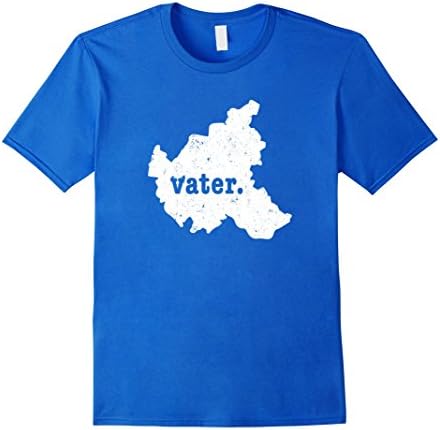 Mens Hamburg Germany Shirt Father Shirt Vater Shirt Small Royal Blue