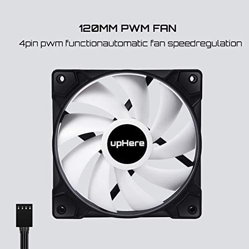 upHere-120mm-4PIN-PWM-Ventilador-para-Ordenador-Ventilador-de-PC-silencioso-3-Pack-NegroSR12-BW4-3