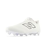 New Balance Unisex BurnX4 Lacrosse Shoe, White/Grey