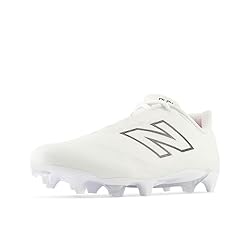 New Balance Unisex BurnX4 Lacrosse Shoe, White/Grey