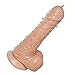 Bulbed Head Transparent Penis Sleeve with Flexible Pleasure Spikes on The Sides and tip.