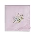 Selected Hanky Women's/Ladies Cotton Handkerchiefs Flowral Embroidered with Lace