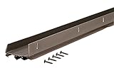 M-D Building Products 5991 05991 M-D 0 Dual U-Shape Door Bottom, 1-3/4 in W X 36 in L X 1-1/2 in H, Brown