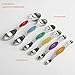 Magnetic Measuring Spoons Set Stainless Steel Stackable Dual Sided Teaspoons and Tablespoons for Measuring Dry and Liquid Ingredients Set of 6