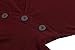 Zeagoo Women Long Sleeve Button Decor Slim Casual Basic T-Shirt Blouse (Wine Red, Medium)