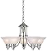 Hardware House 544452 54-4452 Bristol 5 Light Chandelier, 24"x15", Satin Nickel primary