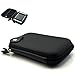 5.2 inch Hard GPS Case 5 inch Protective Pouch Storage Bag Carrying Drive Case Waterproof for Garmin Drive 52 53 51 55 Zumo XT 396 LMT-S dezl 580 Nuvi 2589LMT 2595lmt 2450 2460 2559LMT 1450t Black