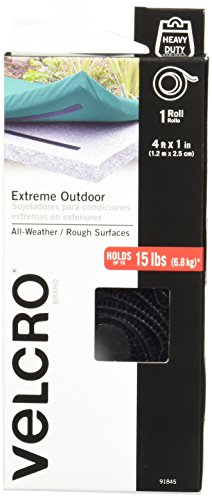 UPC 075967918453, VELCRO Brand - Extreme Outdoor - Extreme - 1&quot; Wide Tape, 4&#39; - Black