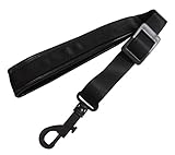 Bestsupplier Saxophone Strap - Adjustable Soft Neck Strap with Hook for Alto Tenor Soprano Saxophone , Black