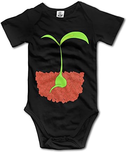 Seed Growing Cute Boys Girls Baby Onesies Romper Organic