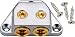 InstallGear Ground Termination Block (Dual 1/0 or 4 Gauge Inputs)