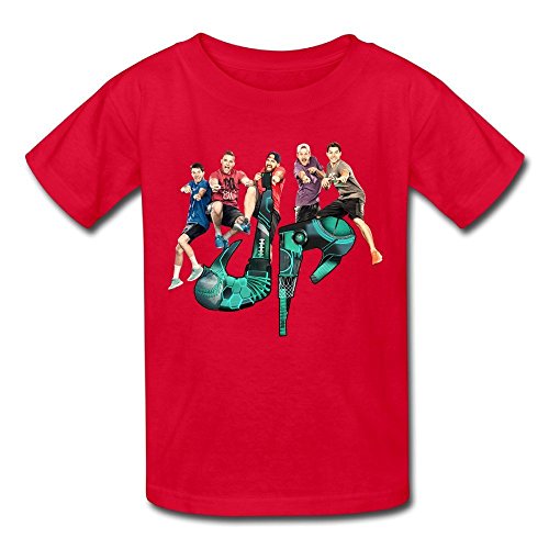 Kid's Dude Perfect Team Logo T-shirts Red