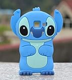 Blue Stitch Alien Cute Lovely Case Cover For Samsung Galaxy Discover S730G S730M S740 R740C /Cricket, Centura S738C /Straight Talk /Net10