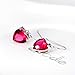 Leaf Threader Dangle Earrings 925 Sterling silver Nature Leaves Ear Line Earrings Jewelry,Long Earrings (2)