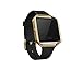 Fitbit Blaze Accessory Band, Slim Black Gold, Small
