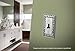 Franklin Brass Paisley Wall Plate, Brushed Satin Pewter Single Decorator Switch Cover, 1-Pack, 64046