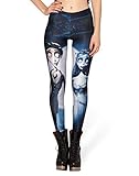 Jescakoo Women's Digital Print Stretchy Ankle Leggings Tights