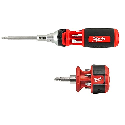 Milwaukee 48222302P 10in1 Ratcheting Multi Driver Square Drive Bits