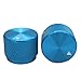 Taiss / 2pcs Blue Aluminum Rotary Electronic Control Potentiometer Knob for 6 mm Diameter Shaft, Volume Control Knobs, Audio knob, Guitar Knobs，Switch Knob, 20mm Dia. x 15.5mm Height