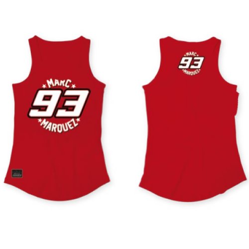 Marc Marquez 93 Moto GP Womens Vest Tank Top Red Official 2016