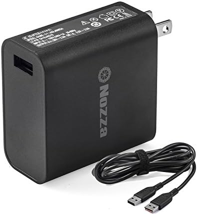 Nozza 40W Power Adapter Charger Replacement for Yoga 3 Pro Convertible Ultrabook Tablet,2A/5.2V