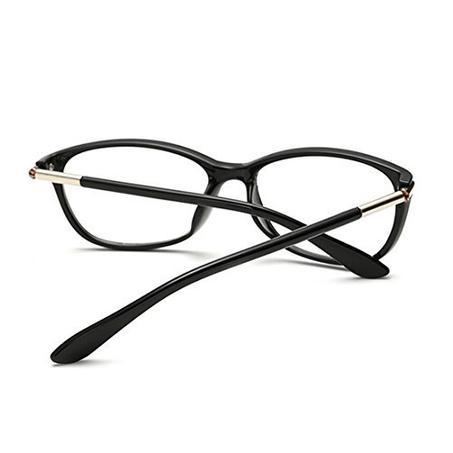 D.King Vintage Horn Rimmed Cat Eye Eyeglasses Frame Glasses Clear Lens Black