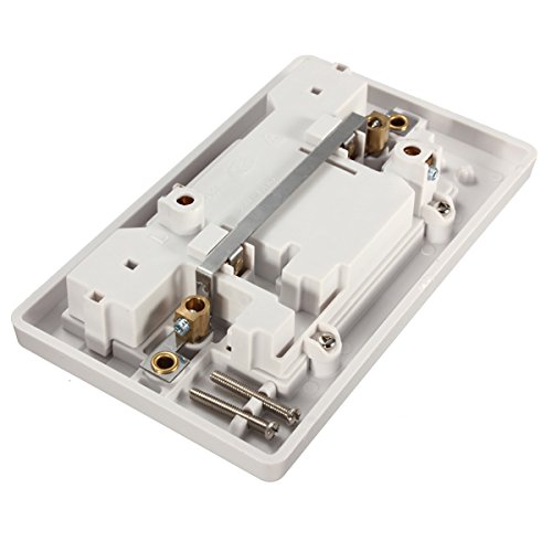 Double Socket USB 13A Electric Wall Plug Sockets With 2 USB Outlets