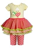 Bonnie Baby Baby Girls' Chick Applique Tutu with Capri