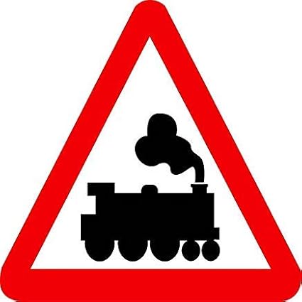 Amazon Com Pack Of 5 Level Crossing Without Barrier Or Gate Ahead Road Safety Sign Fitted With 2 Strips Channel To Rear For Mounting On Post 60x60cm Decal For Office Amazon Com Pack Of 5 Level Crossing Without Barrier Or Gate Ahead Road Safety Sign Fitted With 2 Strips Channel To Rear For Mounting On Post 60x60cm Decal For Office