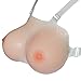 LanLan Silicone Breast Silicone Breast Strap-on False Boobs Cross Dresser Fake Breast Realistic Breast Design Sexy and Natural for Mastectomy,Breast Cancer,Small Breasts Girl Skin Color 2# (C cup)