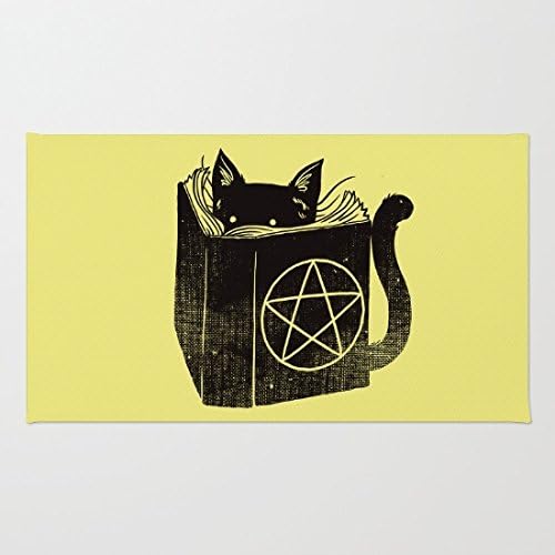 Gueskie Witchcraft Cat Rug Entry Way Outdoor Non-slip Door Mat 50 x 80cm