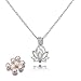 RSTBABY Pearl Necklace Lotus Pendant Locket Pearl Necklaces Pearls in Oyster Kit Set Women Wish Gift