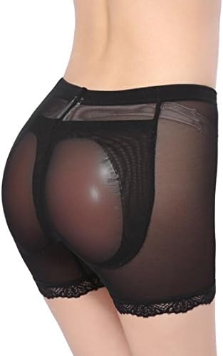 SERODA Padded Butt Hip Enhancer Shaper Panties Underwear,Panty Body Shaper for Women (Waist Circumference(76-80cm), Black)