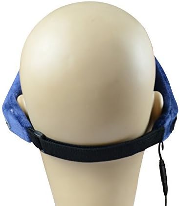 LangKou Wired Eye mask Headphone Washable Sleeping Eye Mask EyeShades Headsets Music Eye Mask Color Dark Blue
