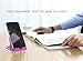 MoKo Phone/Tablet Stand, Foldable Tablet Holder Compatible with iPhone 16/Pro/Pro Max/Plus, iPhone 15/Pro/Pro Max/Plus, iPhone 14/Pro/Pro Max/Plus, iPhone 13/Pro/Pro Max/Plus, Purple