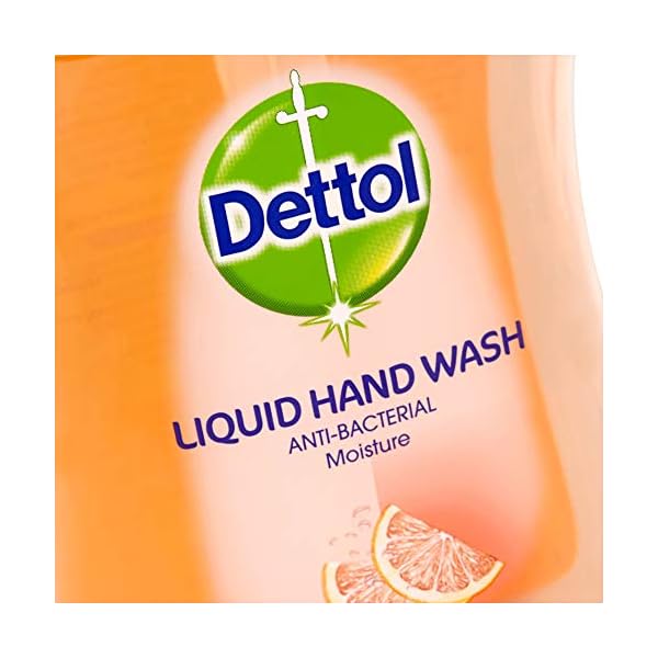 Dettol-Moisture-Antibacterial-Hand-Wash-Soap-Grapefruit-Dispensing-Pump-250-ml Dettol Moisture Anti Hand Wash Soap Dispensing Pump, 250 ml, Grapefruit, 1 Count