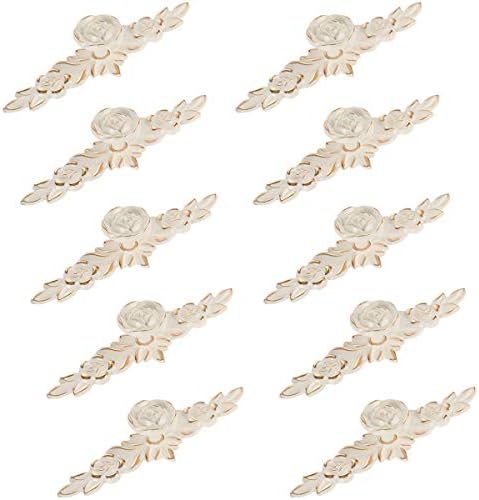 Choubao European Style Kitchen Furniture Cabinet Hardware Classic Rose Flower Shape Drawer Handle Pull Knobs - 10pcs