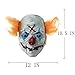 Hyaline&Dora Halloween Creepy Clown Mask with Yellow Hair for Adults,Halloween Costume Party Props Masks (Yellow Hair)